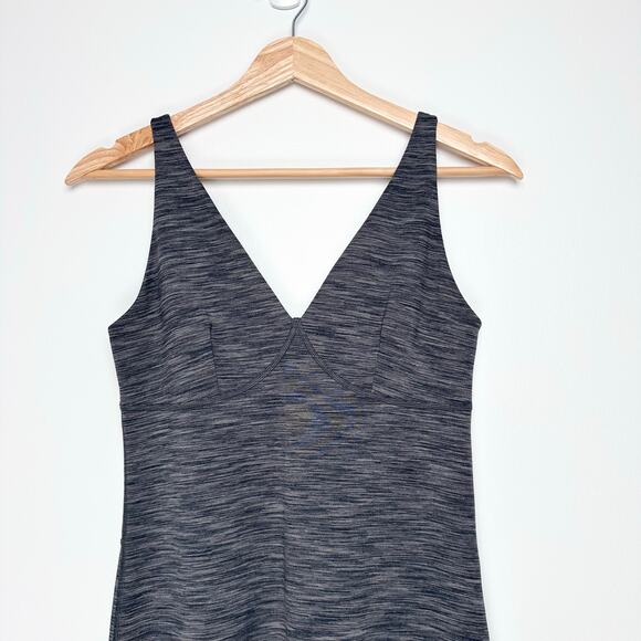 Outdoor Voices Freeform Unitard Bodysuit Heathered Charcoal | Gray | SZ M - Picture 6 of 13